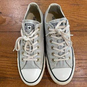Size 8.5 Grey Chuck Taylor All Stars